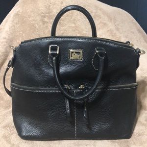 {Dooney and Bourke} double pocket satchel